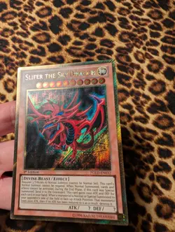 Slifer The Sky Dragon - PGLD-EN032 - Gold Secret Rare - 1st Edition - Pre-Owned - Image 2