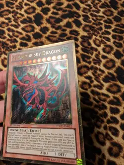 Slifer The Sky Dragon - PGLD-EN032 - Gold Secret Rare - 1st Edition - Pre-Owned - Image 3