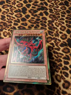 Slifer The Sky Dragon - PGLD-EN032 - Gold Secret Rare - 1st Edition - Pre-Owned - Image 4