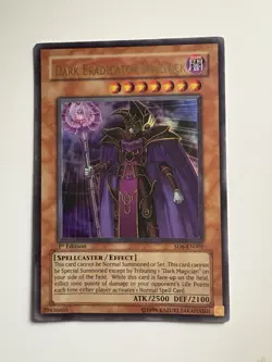 Yugioh Dark Eradicator Warlock SD6-EN001 Ultra Rare 1st Ed MP - Foil - Image 1