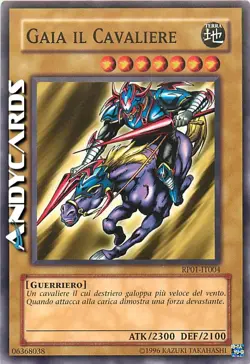 GAIA IL CAVALIERE (Gaia The Fierce Knight) • Comune • RP01 IT004 • Unl • Yugioh! - Image 1