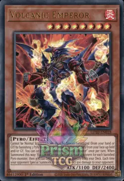 1st ed Volcanic Emperor ultra rare LD10-EN018 Yugioh - Image 1