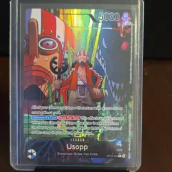 Usopp OP10-042 Leader Full Art Foil 5000 Power One Piece Card Game - Image 1