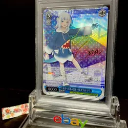 PSA 10 Weiss Schwarz Hololive Gawr Gura Signed Gold Signature HOL/W104-113SP SP - Image 5