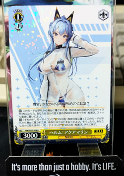Weiss Schwarz Nikke NIK/S117-008 R Helm Aquamarine Gun Gal JAPAN - Image 1