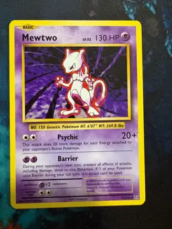 Mewtwo - 51/108 - Pokemon Evolutions XY Non-Holo Rare Card LP - Image 1