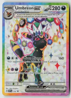 Umbreon ex - 176 SVP 176 - SV: Scarlet & Violet Promo Cards Holo - PTCG - LP - Image 1