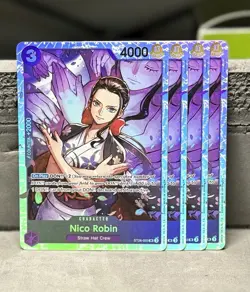 One Piece Card Game Nico Robin ST26-003 Starter Deck Super Rare English Edition - Image 1