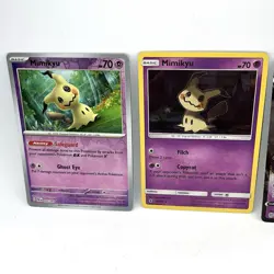 Mimikyu Pokemon TCG Card Lot V 068/172 EX 069/159 081/189 58/145 037/091 - Image 2