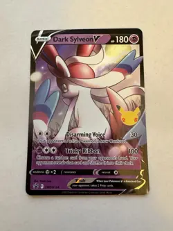 Pokemon: Dark Sylveon V SWSH134 Celebrations Black Star Promo Card NM/M - Image 1