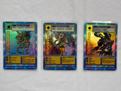 Digimon Digi-Battle Cards Series 1 & 2 Piedmon MetalSeadramon Machinedramon - Image 1