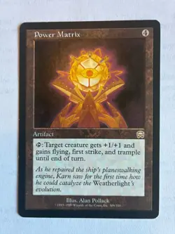 Power Matrix Mercadian Masques Regular LP MTG Magic The Gathering X1 - Image 1