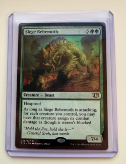 Siege Behemoth NON-FOIL Commander 2014 #046 NM- MTG ENG - Image 1