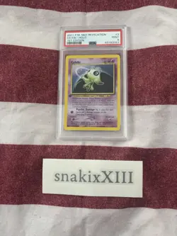 2001 POKEMON - Neo Revelation - Celebi Holo Rare #3 PSA 9 - Image 1