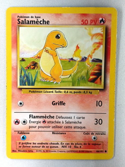 Carte pokemon FRANCAIS Salameche (BS 46) Set de Base [PLAYED] 16.07.2025A - Image 1