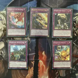 Yu-Gi-Oh! - Springans/Albaz/ XYZ / Fusion Deck With (Quarter Rares) w Deck Box! - Image 4