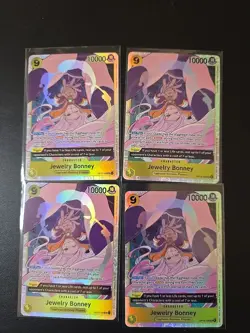 Jewelry Bonney X4 SR OP13-108 English ONE PIECE TCG playset - NM! - Image 1