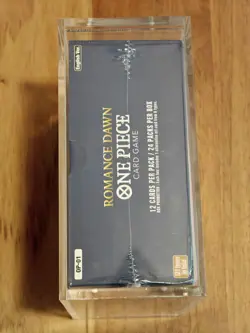 One Piece OP-01 Romance Dawn SEALED Booster Box English White Bottom w/ Acrylic - Image 4