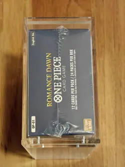 One Piece OP-01 Romance Dawn SEALED Booster Box English White Bottom w/ Acrylic - Image 5