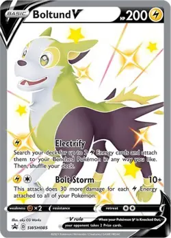 Boltund V SWSH085 Holo SWSH: Sword & Shield Promo Cards Pokemon Card - Image 1