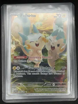 Pachirisu 208/198 SV01: Scarlet & Violet Base Set Holo Pokemon Card TCG - Image 3