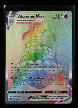 Alcremie VMAX (Secret) 073/072 Secret Rare Shining Fates Pokemon Card - Image 1