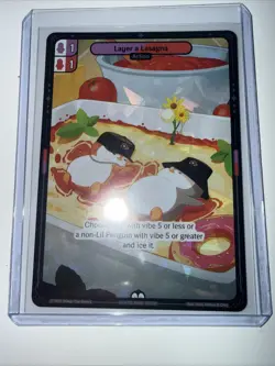 Vibes TCG Layer A Lasagna * ARCTIC FOIL * - Legend of the Lils Card # 127 - Image 1