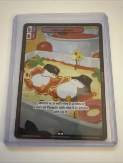Vibes TCG Layer A Lasagna * ARCTIC FOIL * - Legend of the Lils Card # 127 - Image 2
