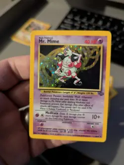 Mr Mime 6/64 Jungle Holo Rare Pokemon Card - Image 1