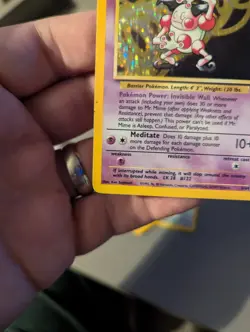 Mr Mime 6/64 Jungle Holo Rare Pokemon Card - Image 5