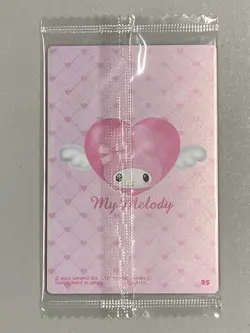 My Melody - 25 - Sanrio Characters - Wafer Sealed Card Japanese - Image 2