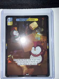 Vibes TCG Melt A Marshmallow * ARCTIC FOIL * - Legend of the Lils Card # 129 - Image 1