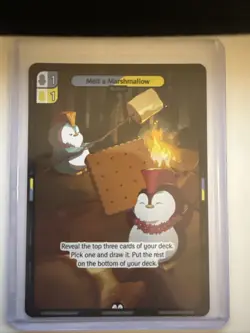 Vibes TCG Melt A Marshmallow * ARCTIC FOIL * - Legend of the Lils Card # 129 - Image 2