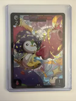 Vibes TCG Wizard Of Balloons * ARCTIC FOIL * - Legend of the Lils Card # 125 - Image 1