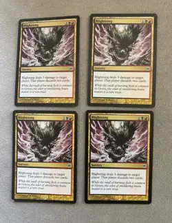 Shards of Alara MTG Playset Blightning Magic - Image 1