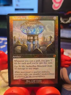 MTG - Aetherflux Reservoir - The Brothers' War: - Artifacts Foil -LP - Image 1