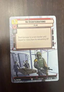 No Disintegrations 406 Hyperspace NON Foil Jump To Lightspeed JTL Star Wars U - Image 1