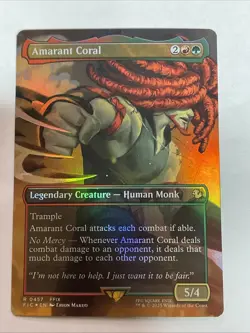 Amarant Coral (Borderless) Commander: Final Fantasy Foil #457 Rare - Image 1