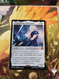 Cloud, Midgar Mercenary FIN M0010, MTG FINAL FANTASY, NM EN - Image 1