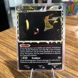 2010 Pokemon Undaunted Umbreon Prime 86/90 Holo Rare LP 86/90 - Image 1