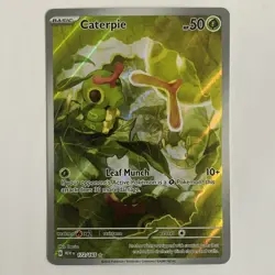 Pokemon Tcg English Caterpie IR 172/165 Sv: Scarlet & Violet 151 NM Single! - Image 1