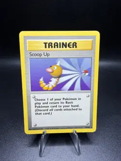 Pokemon TCG/ WOTC- Scoop Up 1999 Base Set 78/102 LP Trainer English! Rare! - Image 1