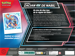 POKEMON 2025 E&V, Coffret ZACIAN EX DE NABIL, Neuf scelle VF - Image 2