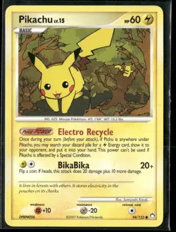Pokemon - Pikachu 94/123 Regular Mysterious Treasures LP - Image 1
