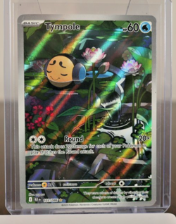 Tympole 103/086 Pokemon TCG: Scarlet & Violet Black Bolt Illustration Rare HOLO - Image 1