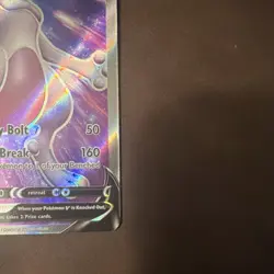 Pokemon TCG Mewtwo V SWSH229 Sword & Shield Promo Full Art Holo 220HP - Image 2