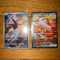 Latias EX #239/191, Latios #203/191 Illustration Pair Surging Sparks Pokemon TCG - Image 1