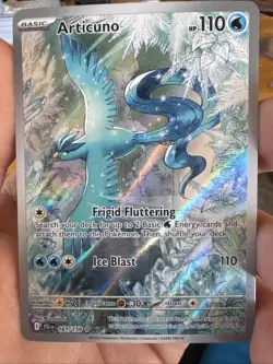 Pokemon TCG Articuno IR 161/159 Journey Together Near Mint Condition - Image 1
