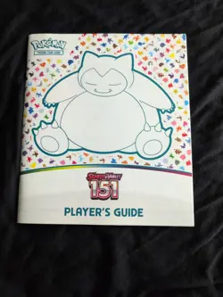SCARLET & VIOLET 151 Players Guide - SNORLAX Cover ETB Booklet - Pokemon TCG - Image 1