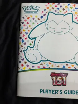 SCARLET & VIOLET 151 Players Guide - SNORLAX Cover ETB Booklet - Pokemon TCG - Image 3